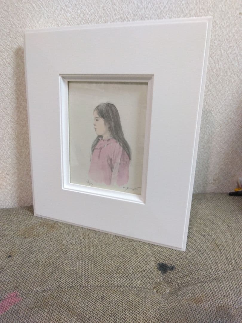 逸品！◇真作◇藤井　勉作　タイトル　おやすみ（赤）36/77　リトグラフ＋手彩