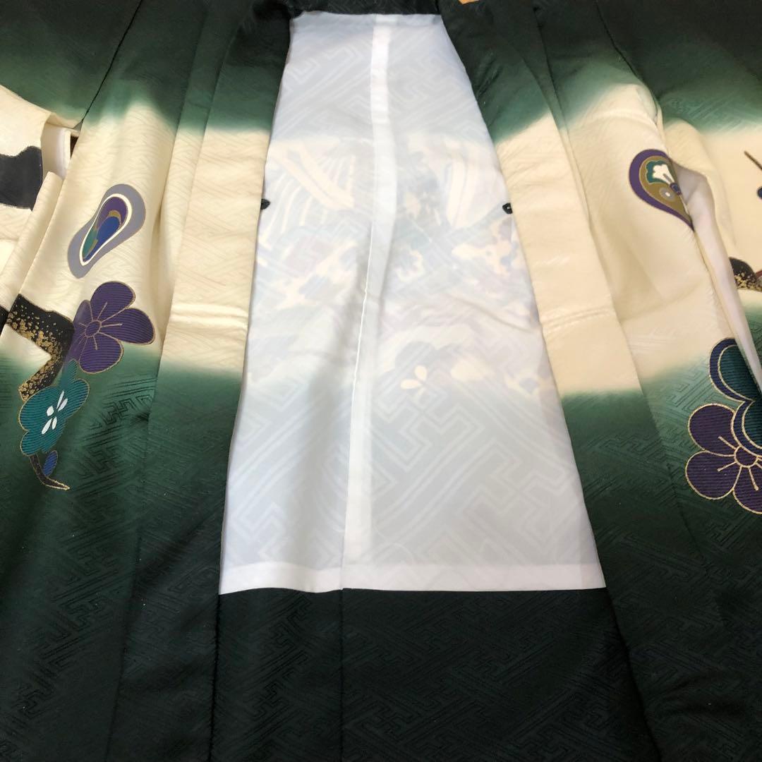 七五三 五歳‼️豪華Green系兜金彩煌びやか❤️完全フルセット‼️家から揃える無し