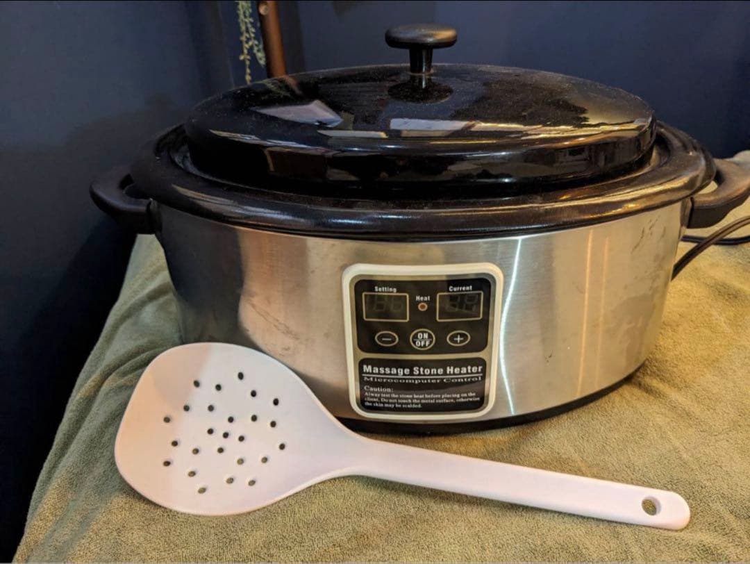 ホットストーン　ウォーマー　玄武岩　リラクゼーション