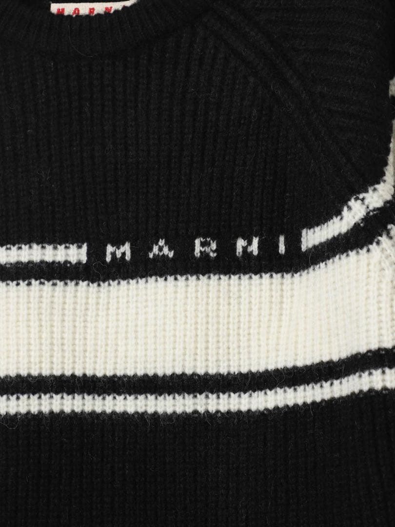 MARNI ストライプ クルーネックセーター