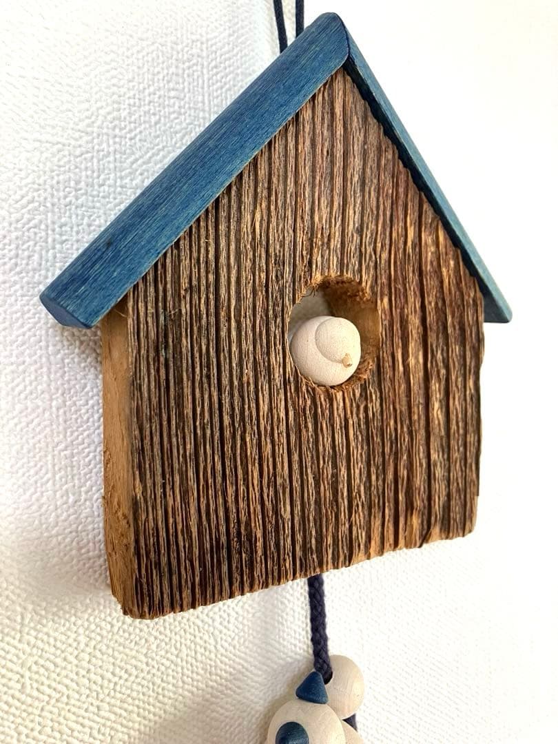 aarikka /アーリッカ　小鳥とネコの壁飾り　木製　ビンテージ