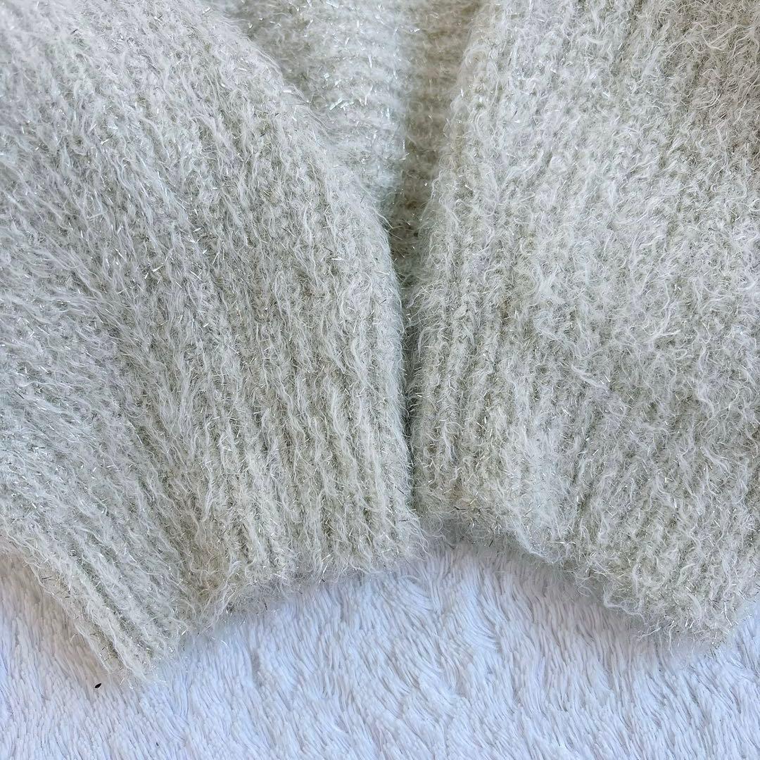 FRAY I.D フレイアイディー ラメフェザーニットペプラムキャミ&ボレロ