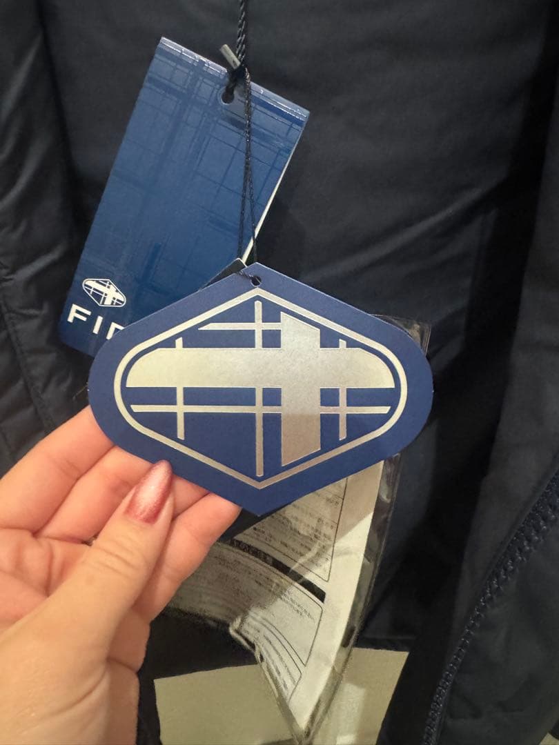 【タグ付き新品】FIDRA 電熱ヒーター付きダウンベスト　ネイビー　ゴルフ