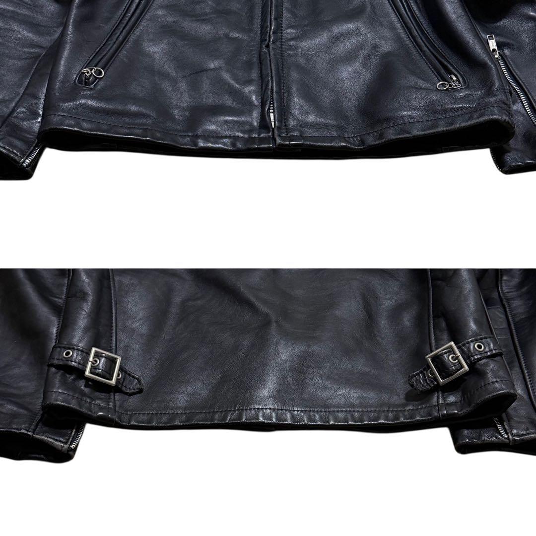 Schott ショット 641 シングルライダース ブラック 40 XL