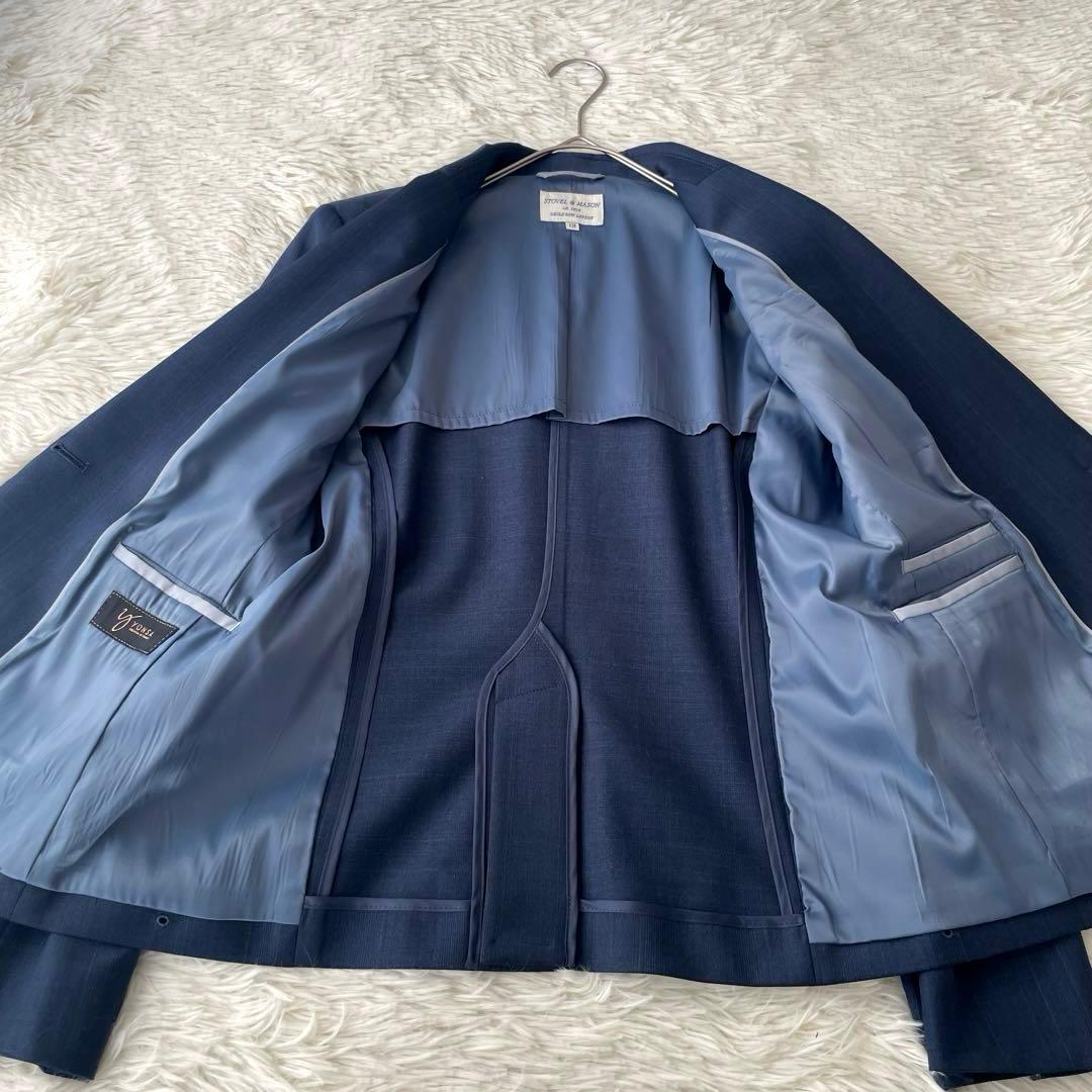 割引済み⭐︎STOVEL & MASON YUNSA生地　高級スーツ　はるやま
