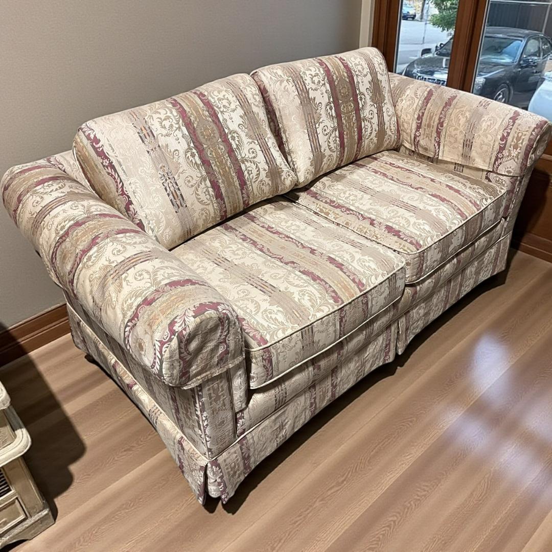 ◇DREXEL ドレクセルヘリテイジ アップホルスタリー 2人掛けソファ