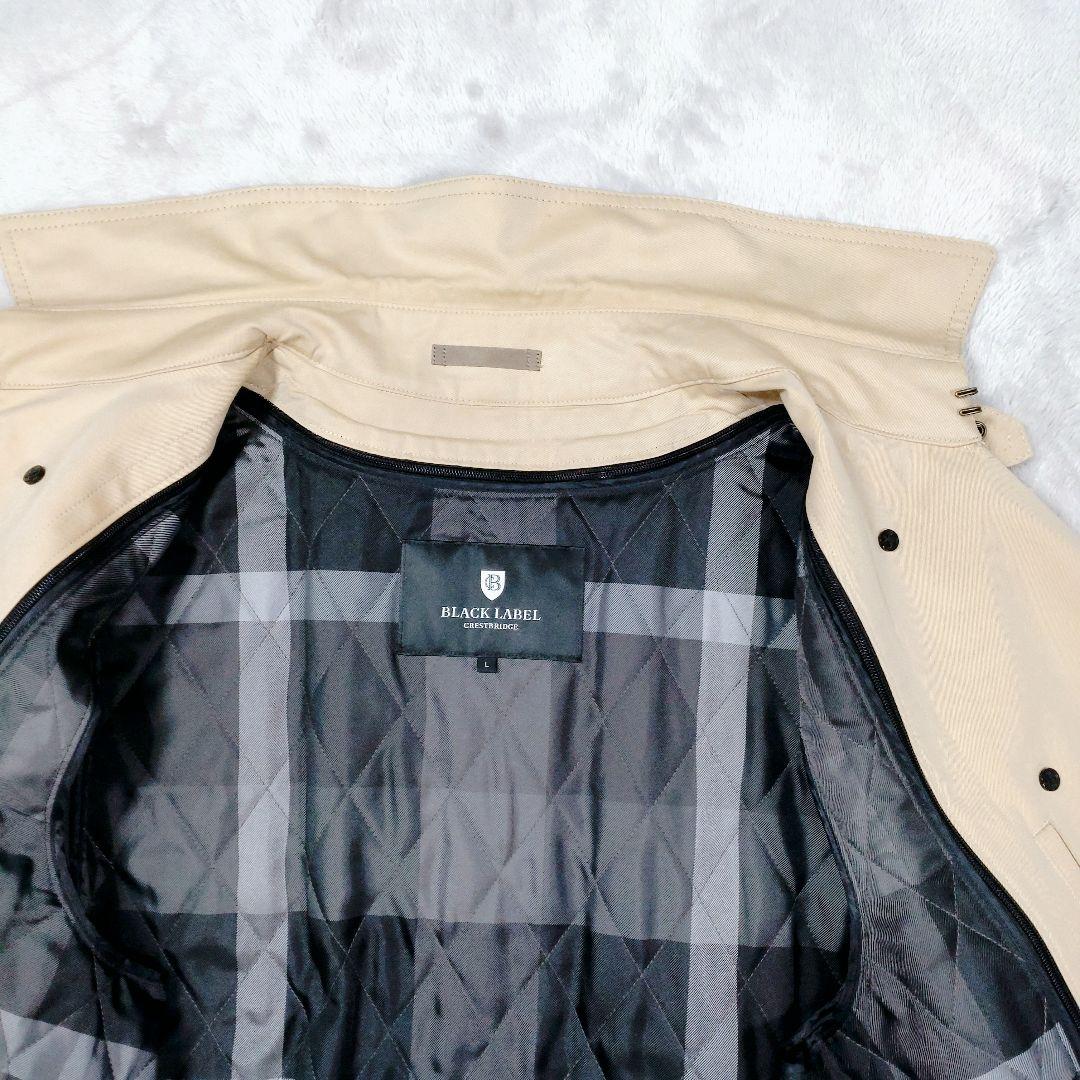 ブラックレーベル トレンチコート L ライナー付 ベージュ