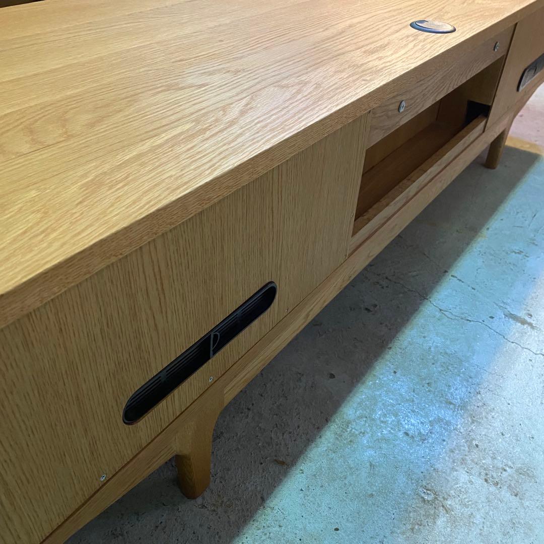 起立木工 テレビボード　北欧　ナラ材 ミッドセンチュリー　ナチュラル　テレビ台