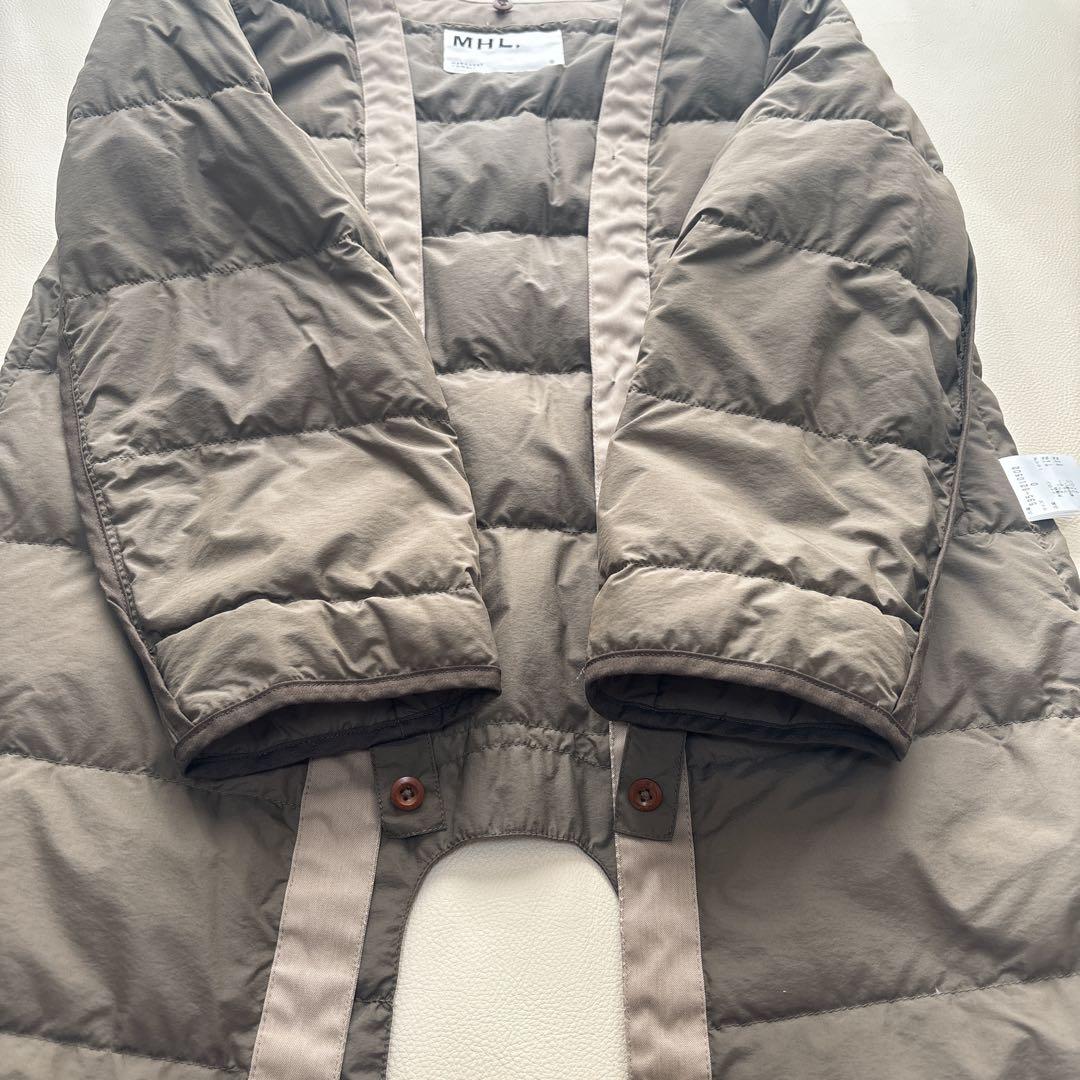 ✨MHL.エムエイチエル ライナー付き ステンカラーコート　ベージュ