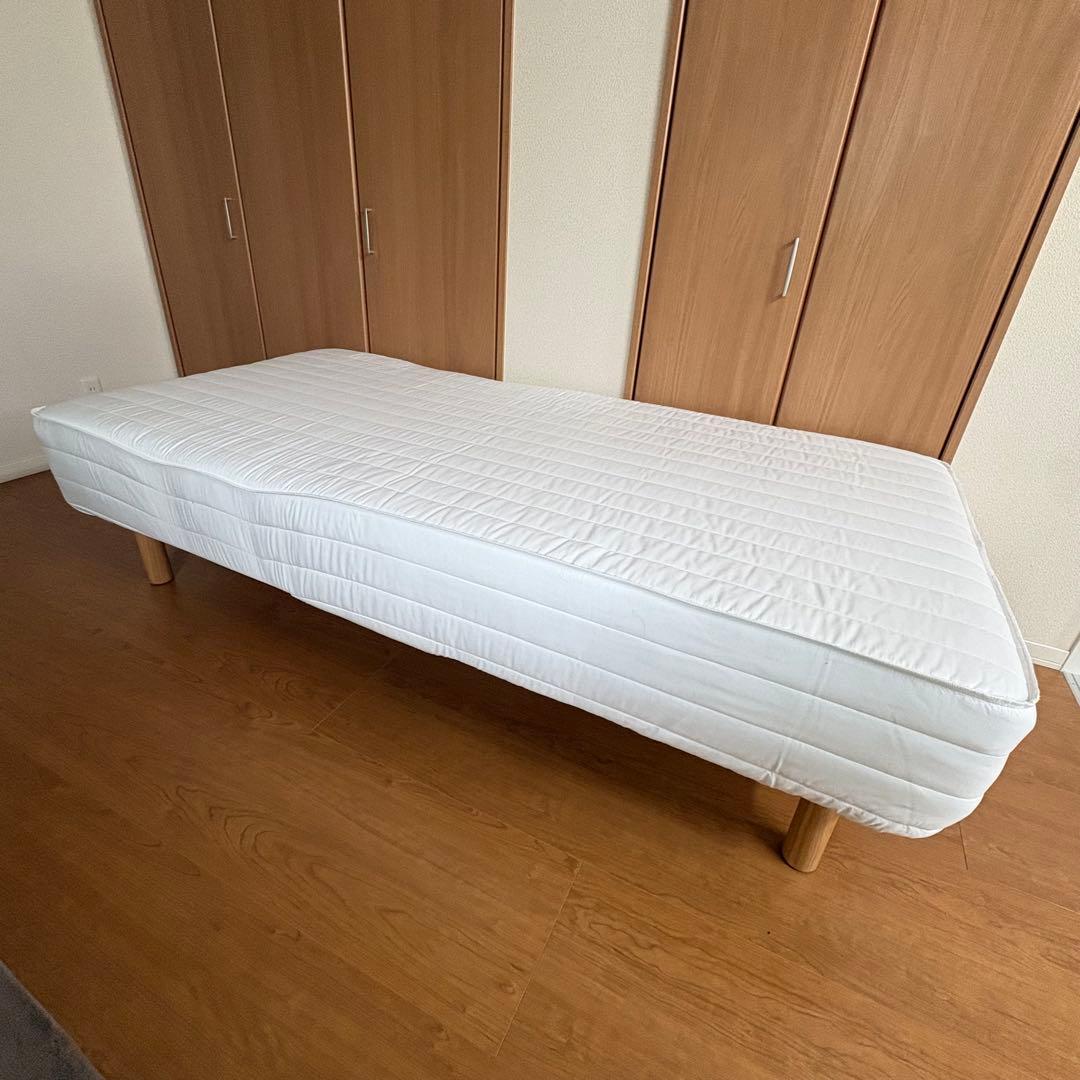 無印良品　脚付きマットレス　シングル