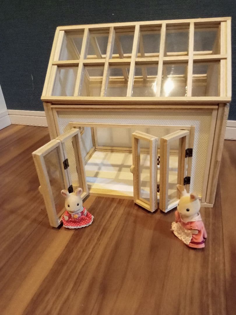 組み立て式　ドールハウス　ケース　ハンドメイド