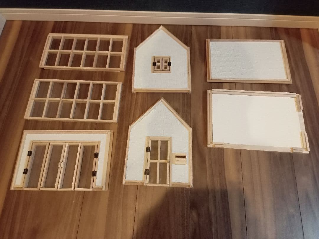 組み立て式　ドールハウス　ケース　ハンドメイド