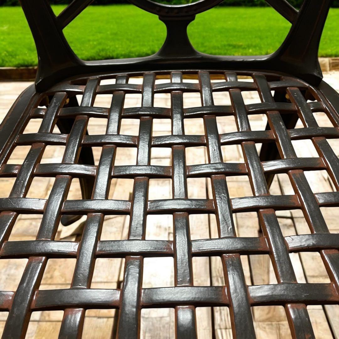 デジ モベル ガーデニングチェアー アルミ鋳物製椅子 店舗什器 2脚