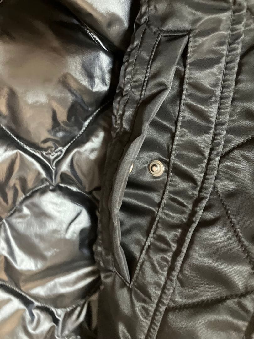 【UNIQLO】+JハイブリッドダウンオーバーサイズMA-1ブルゾン ブラック