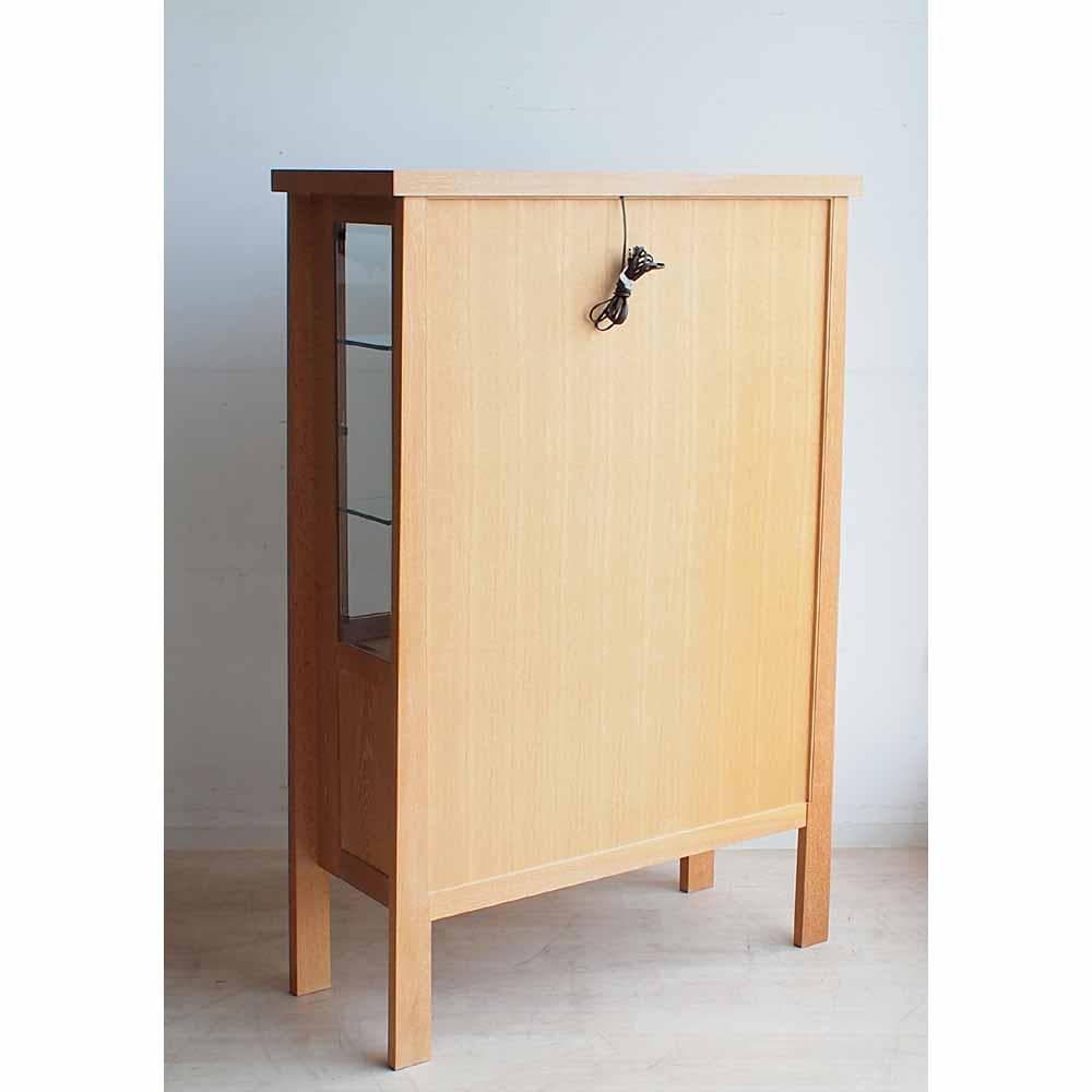 コスガ 「ソレヴァンテ」 オーク材 ガラスキャビネット ZR24376