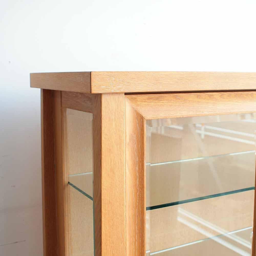 コスガ 「ソレヴァンテ」 オーク材 ガラスキャビネット ZR24376