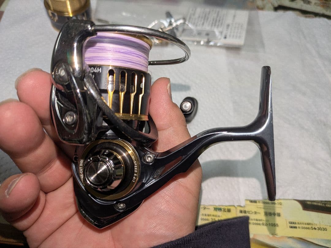 ダイワ セオリー2004H フルベアリング化 マグシールドレス化　スプールおまけ