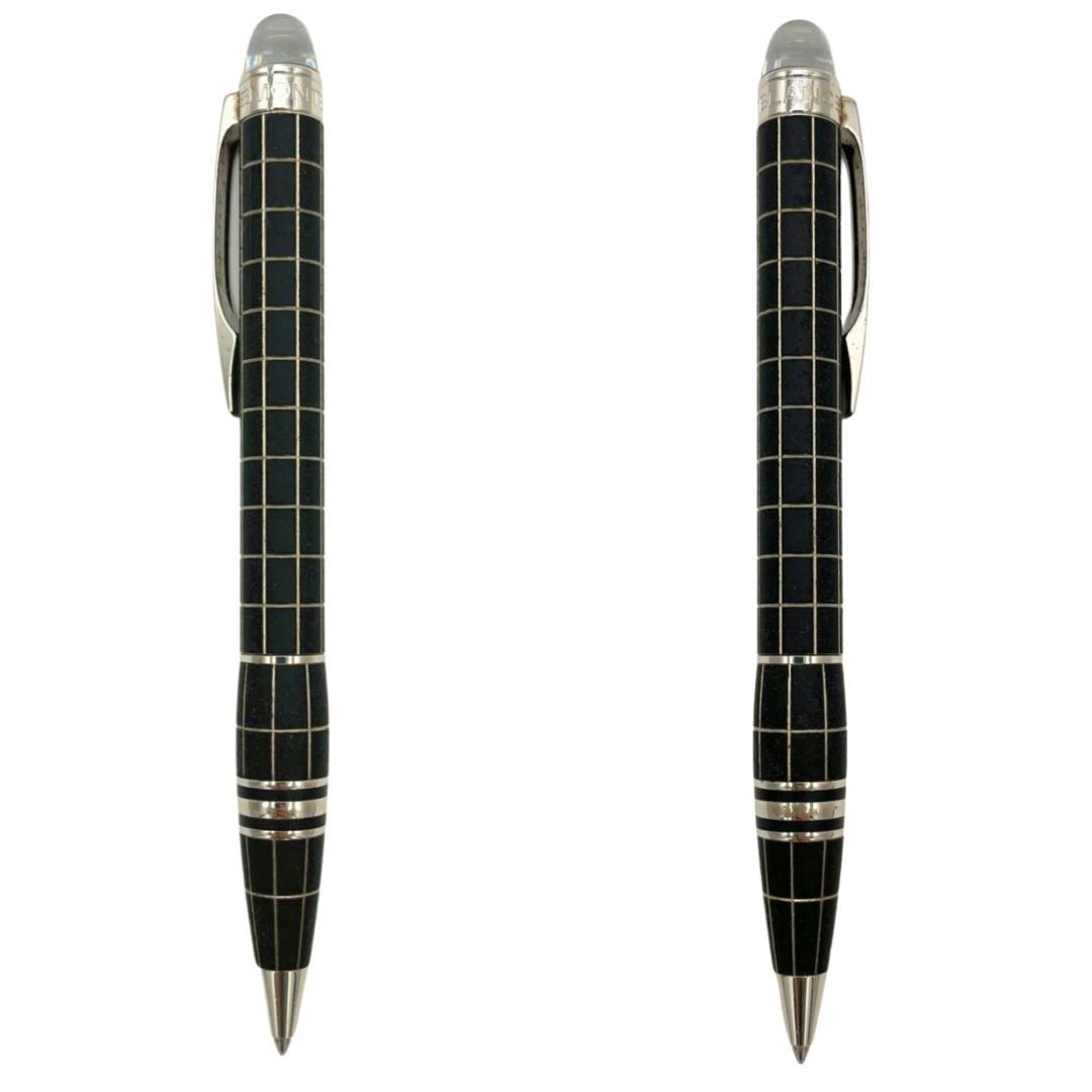 モンブラン メタル スターウォーカー メタルラバー ボールペン 筆記確認済 黒