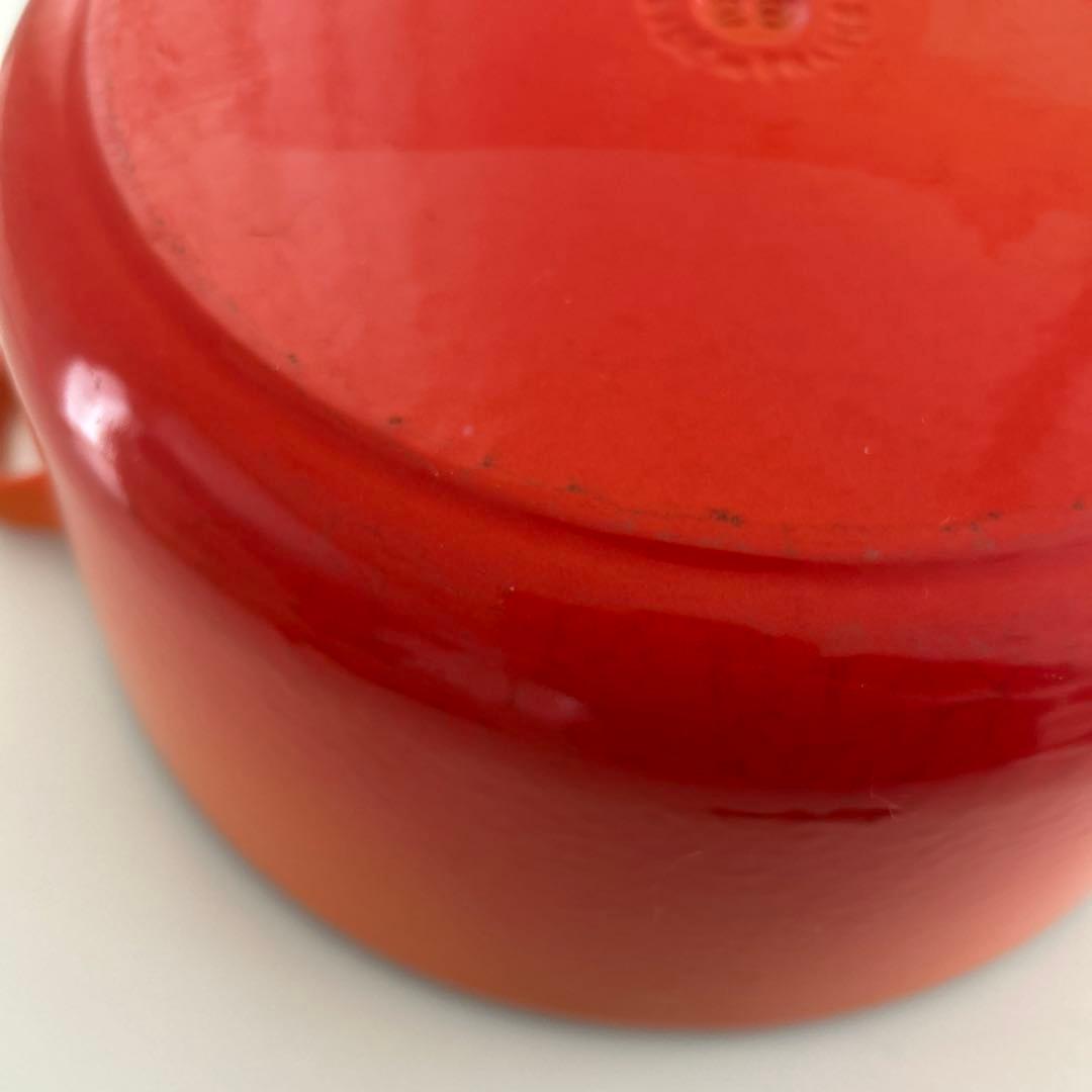 ルクルーゼ　LE CREUSET　ココット ロンド オレンジ　28cm