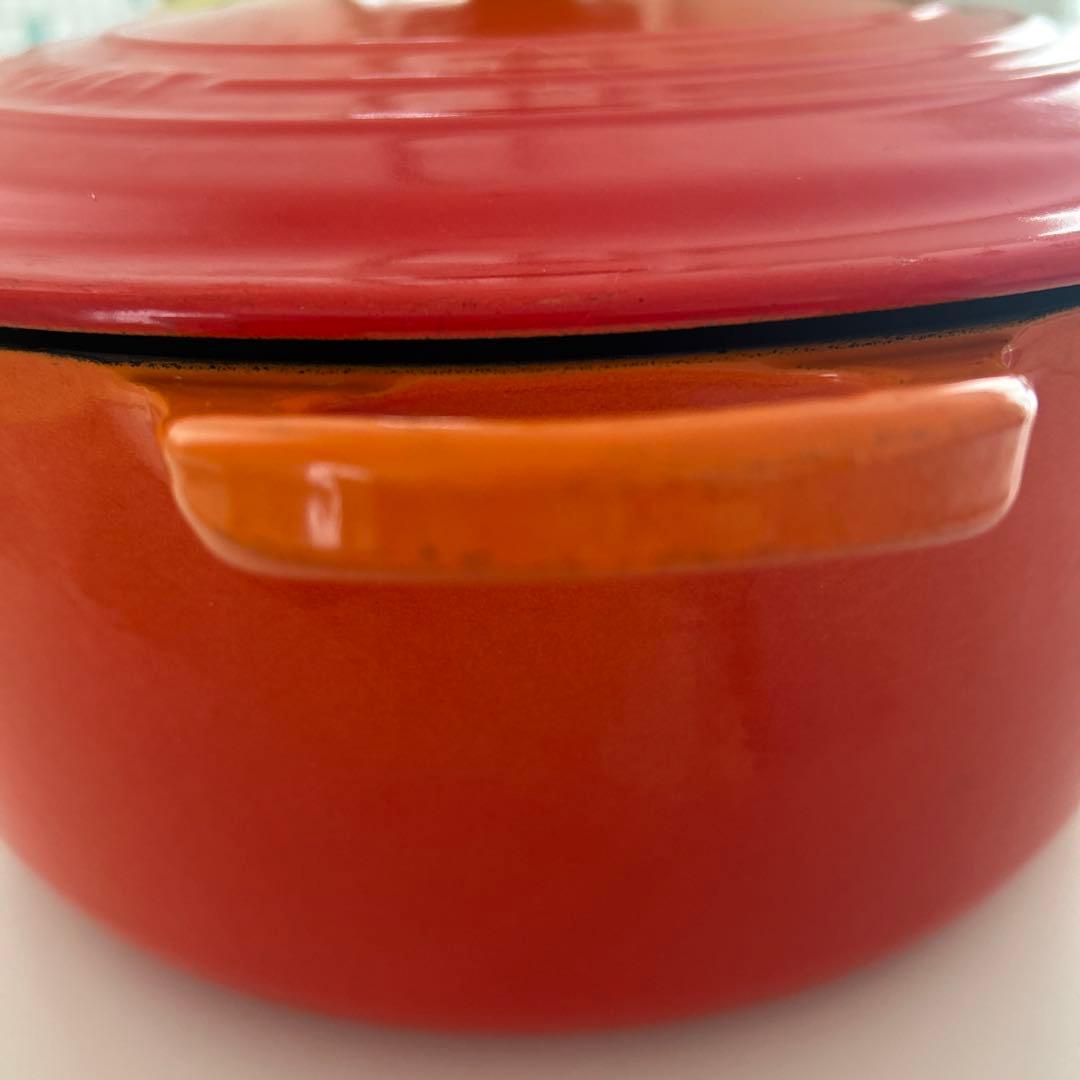 ルクルーゼ　LE CREUSET　ココット ロンド オレンジ　28cm