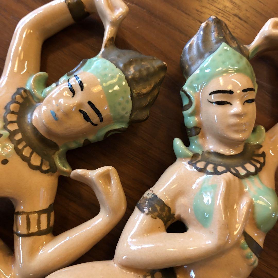 アジアン　ダンサー　ミッドセンチュリー　オブジェ　50s