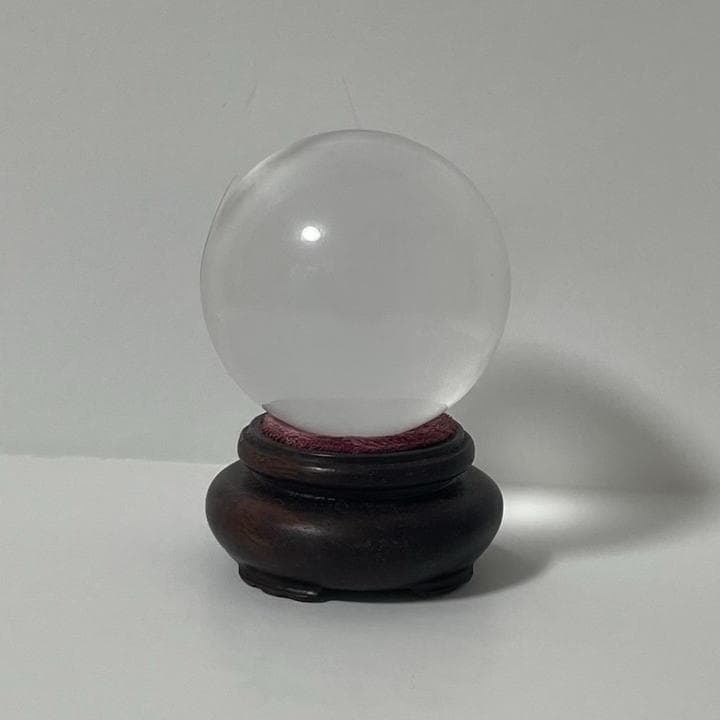 水晶玉　無色　直径約5㎝