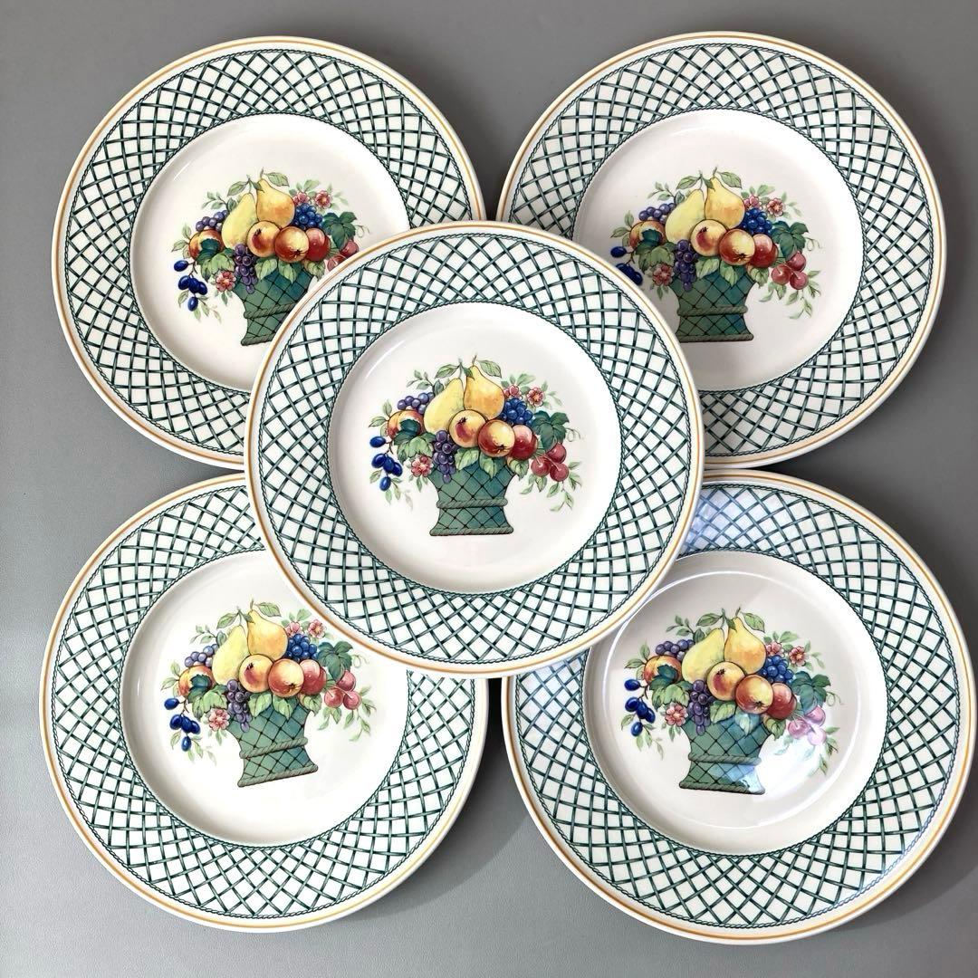 ビレロイ&ボッホ バスケット　プレート5枚