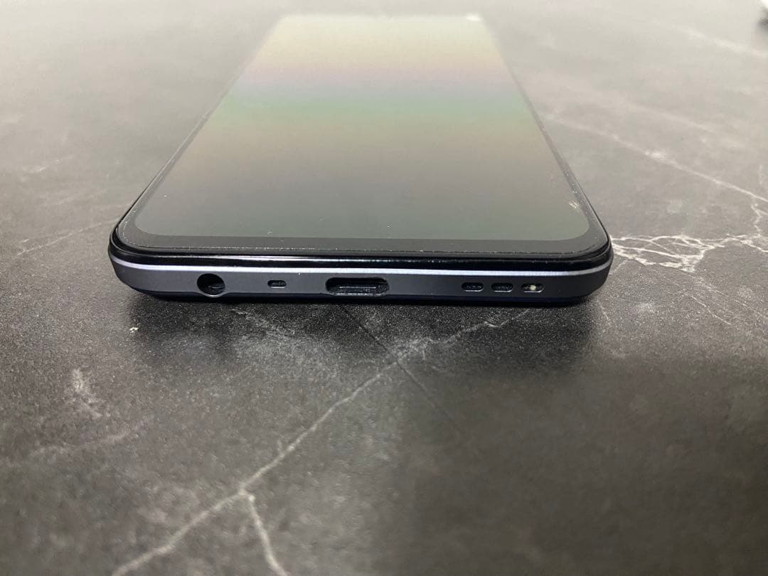 Oppo A73 スマートフォン本体 ネイビーブルー