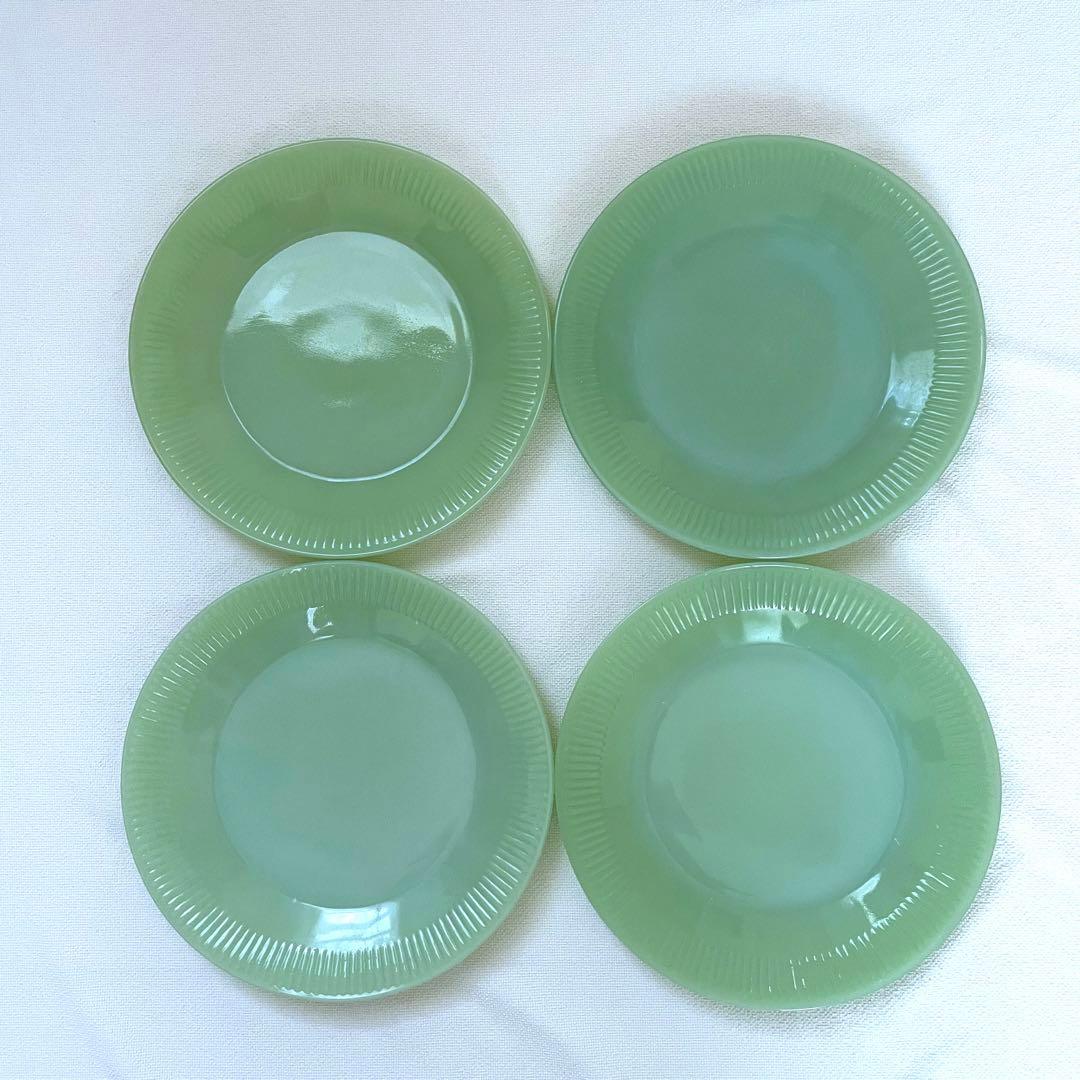 Fire-Kingファイヤーキング　ジェーンレイ　23cmプレート４枚セット