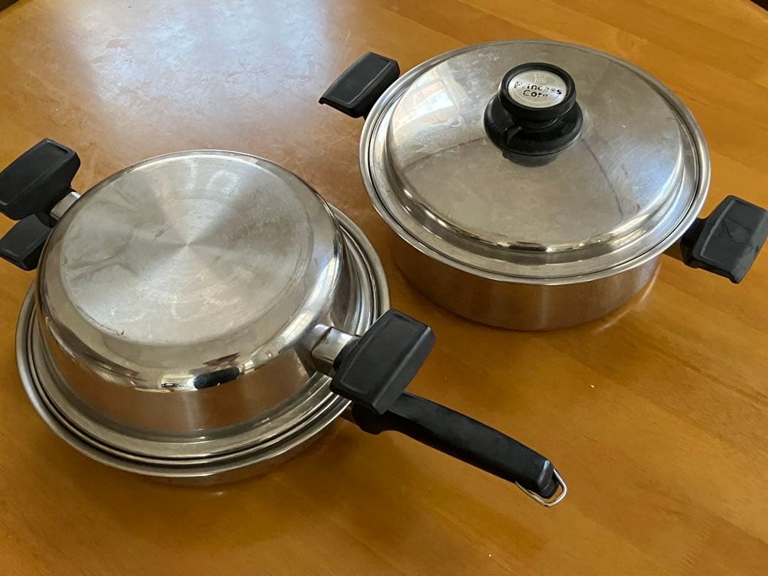 Induct-A-Core ステンレススチーマー　大型鍋セット