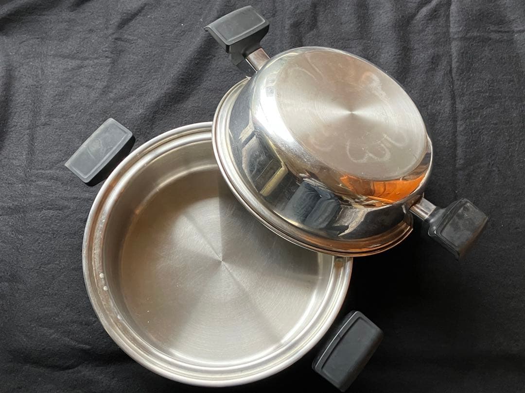 Induct-A-Core ステンレススチーマー　大型鍋セット