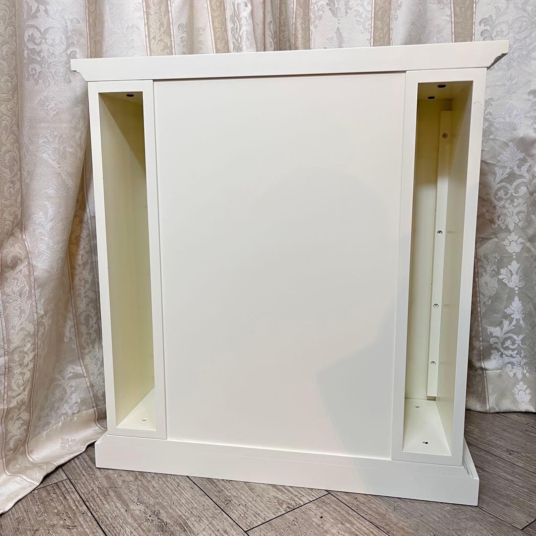 美品★Francfranc マントルピース型シェルフS ホワイト×ピンク