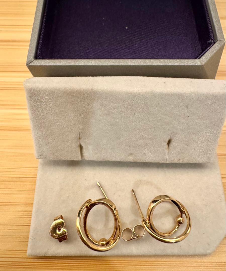 スタージュエリー K10 ピアス COSMIC コズミック ケース付き