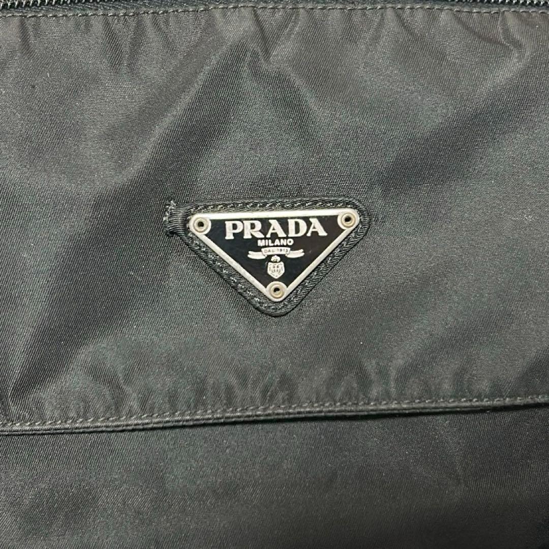 ✨️美品✨️ プラダ ショルダーバッグ メッセンジャー ナイロン 黒 白タグ