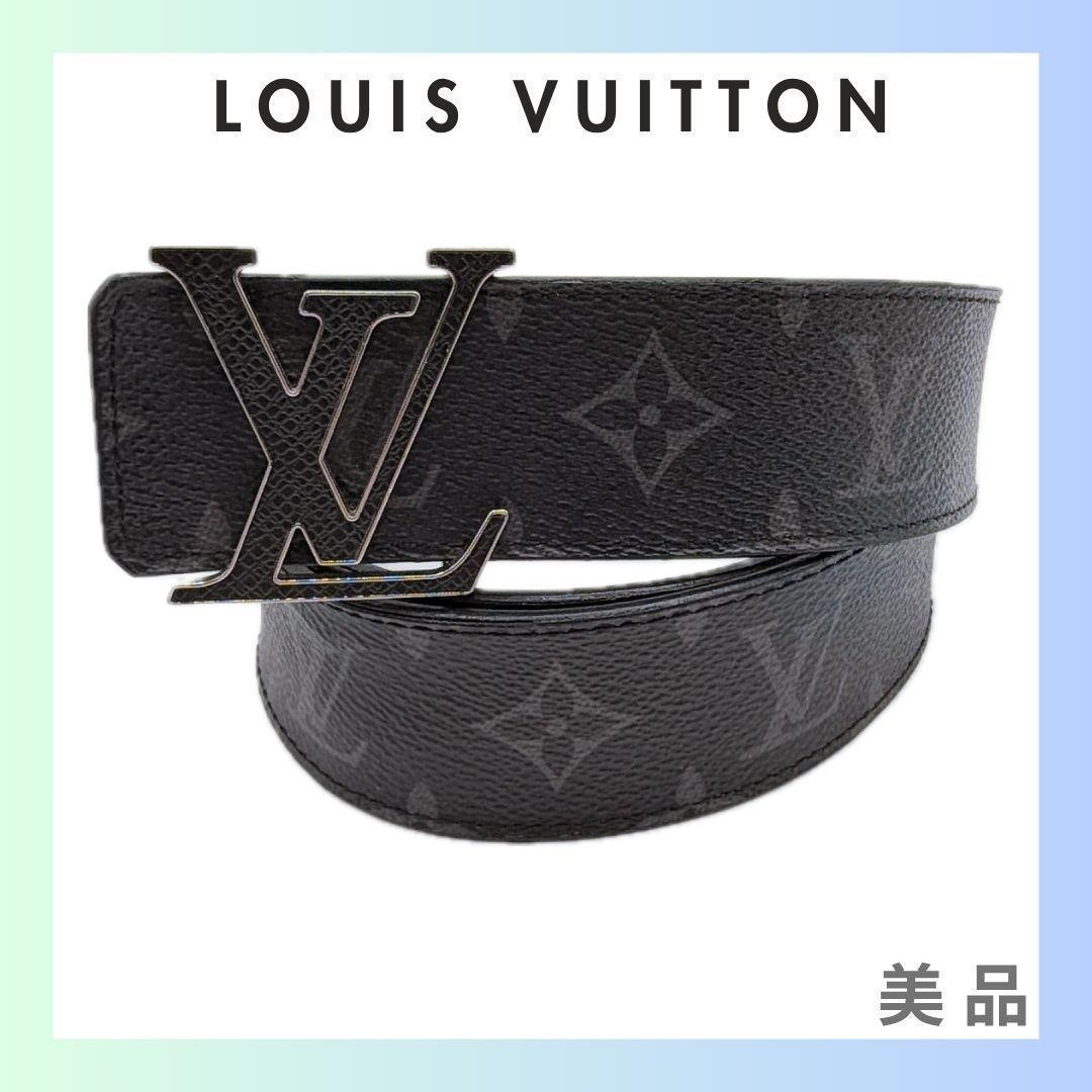 ルイ・ヴィトン モノグラム エクリプス LVロゴ ベルト 85/34 M0157