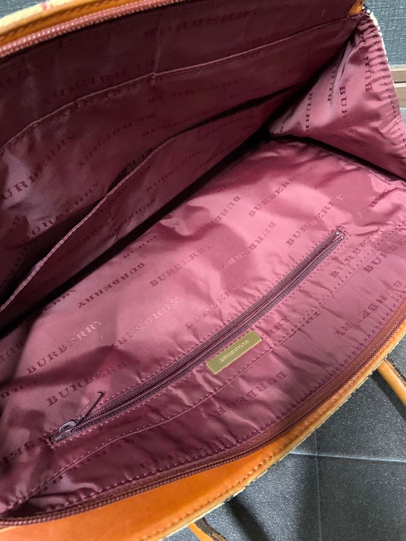 BURBERRY ノバチェック ボストンバッグ