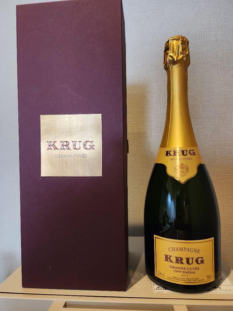 KRUG Grande Cuvée シャンパン 750ml ギフトボックス入り