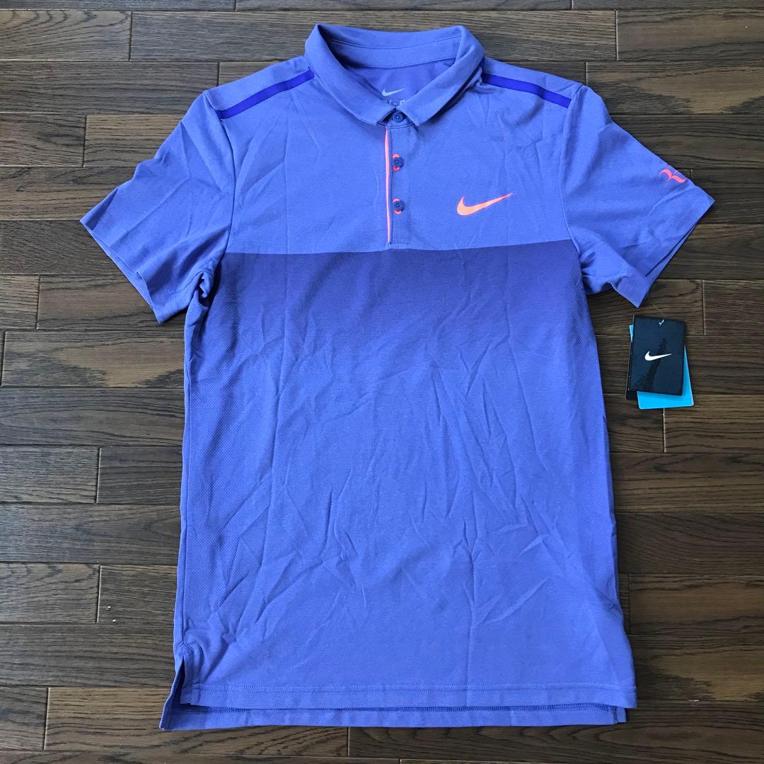 ナイキ　フェデラー　ユニフォーム　Mサイズ パープル