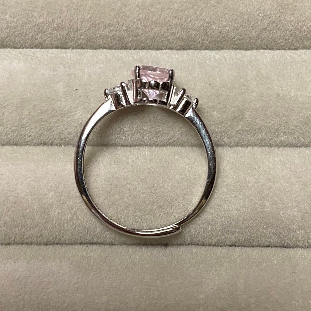 高品質 モルガナイト リング フリーサイズ