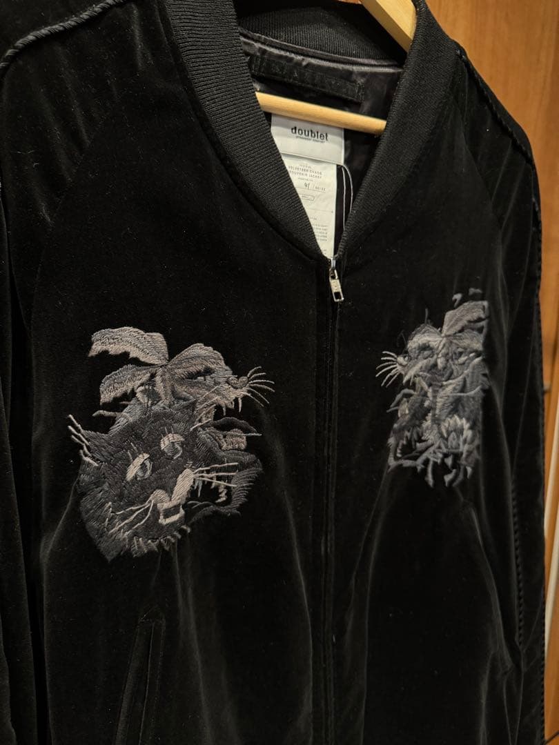 ジャケット・アウター doublet velveteen chaos souvenir jacket