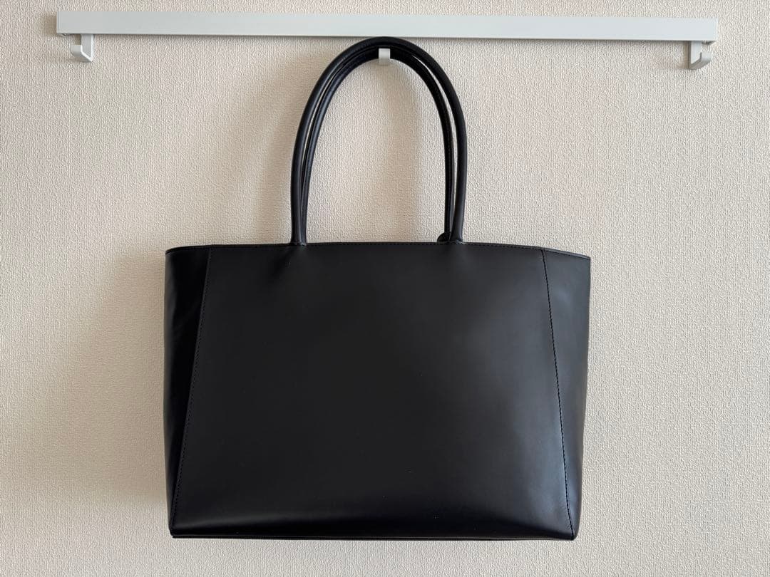 b*e様 MURA ムラ　ブラックトートバッグ 本革 約800g