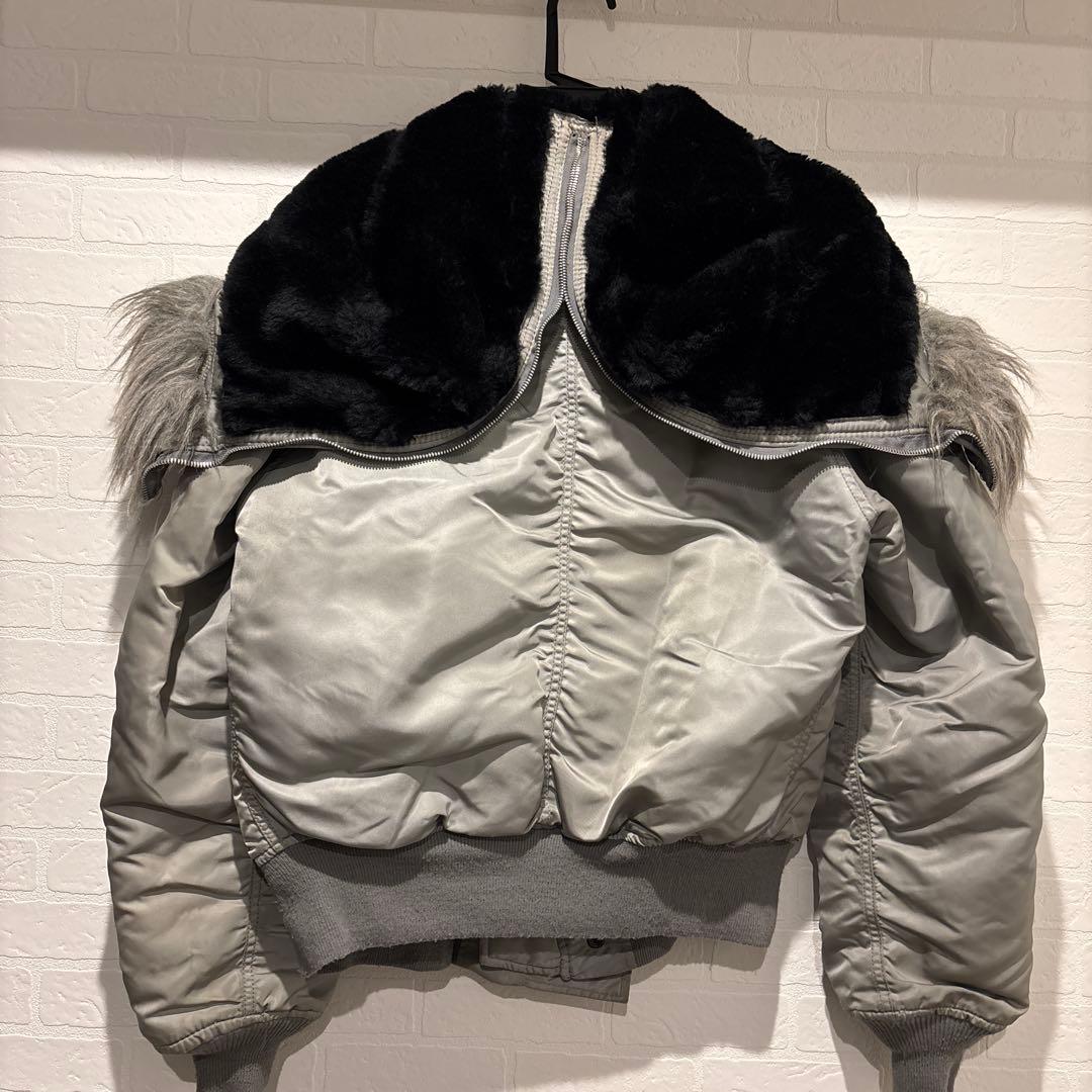 【80s旧タグ】Alpha n-2b フライトジャケット シルバー USA製