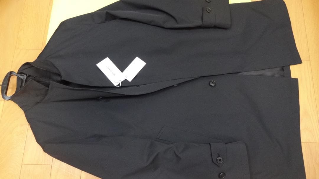 【新品】マッケンジー防寒ライナー付 比翼スタンドカラーコート 黒 LL