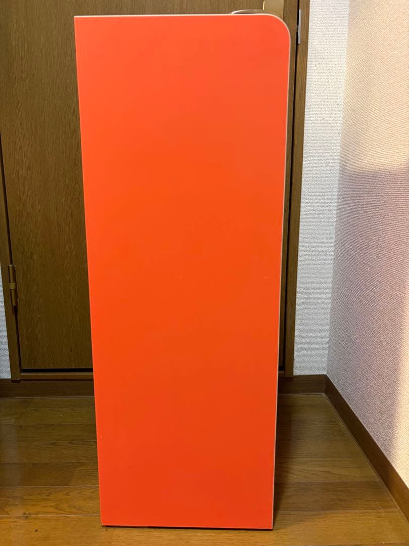 昭和レトロ　オレンジ色の5段棚