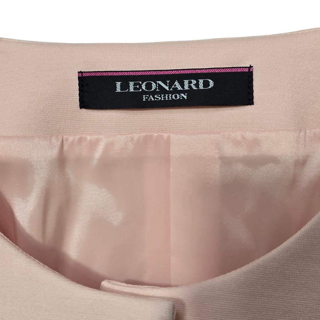 LEONARD レオナール スプリングコート ノーカラーコート 44