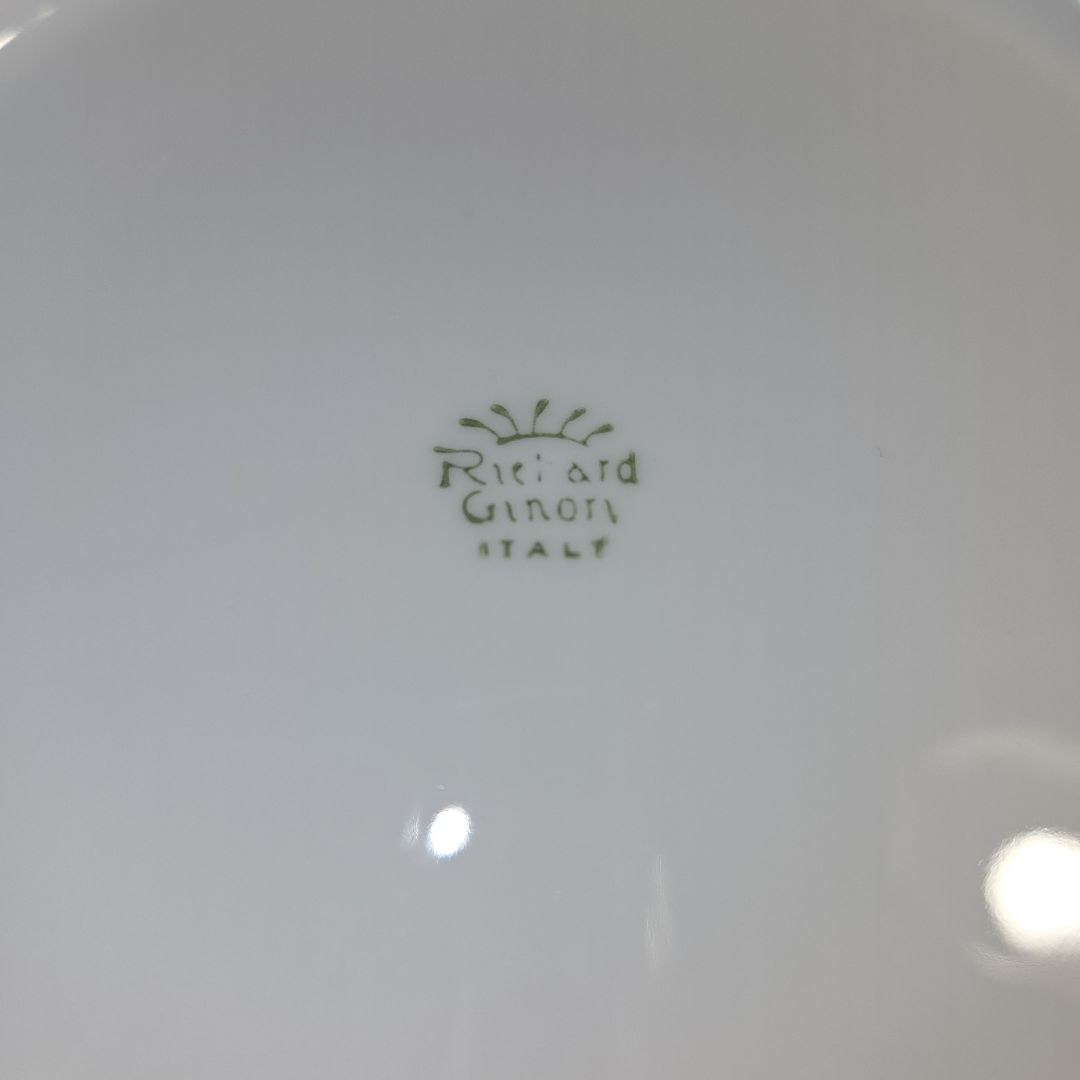 【5枚セット】リチャードジノリ ベッキオホワイト スーププレート 19cm