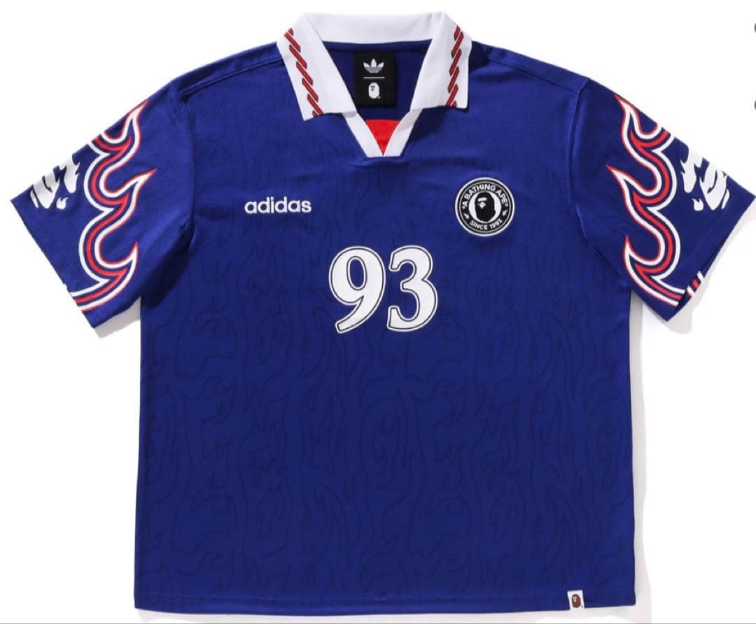 BAPE ADIDAS FLAME JERSEY XL 日本代表　soccer