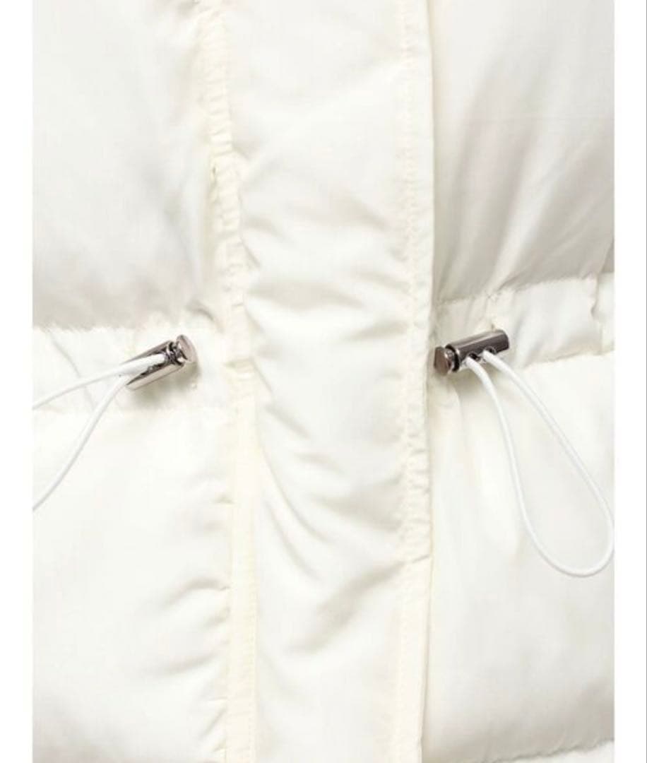 CALNAMUR パフショートバックリボンブルゾン ホワイト完売色