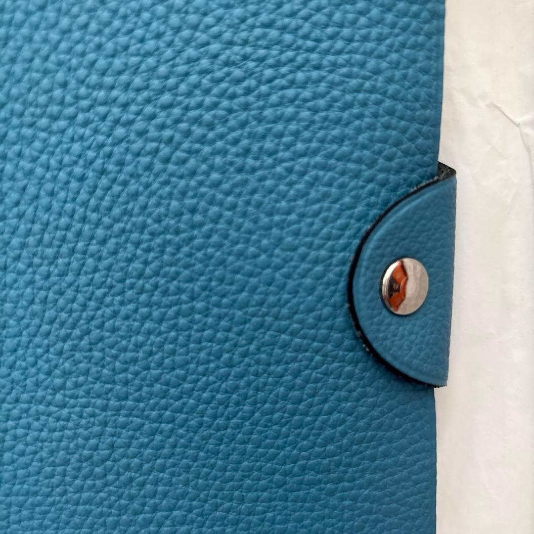 HERMES 手帳　ブルー　ユリス