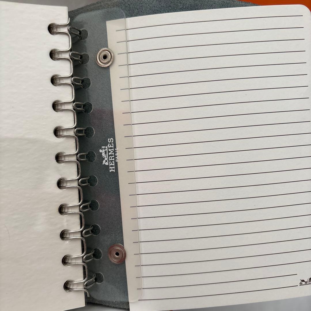 HERMES 手帳　ブルー　ユリス